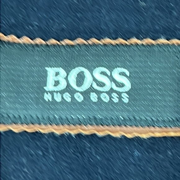 Men's Vintage Boss Brown Leather Full Zip Jacket with Detachable Collar - Picture 3 of 14